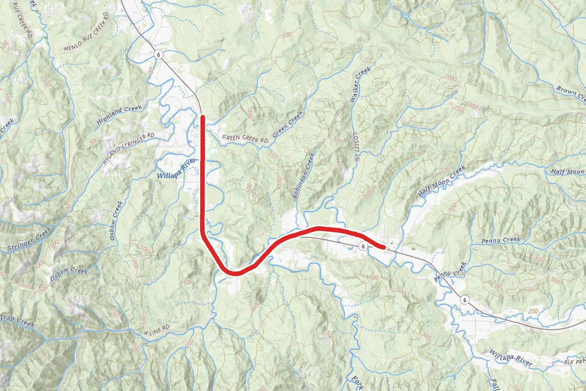 Willapa Hills State Park Trail
