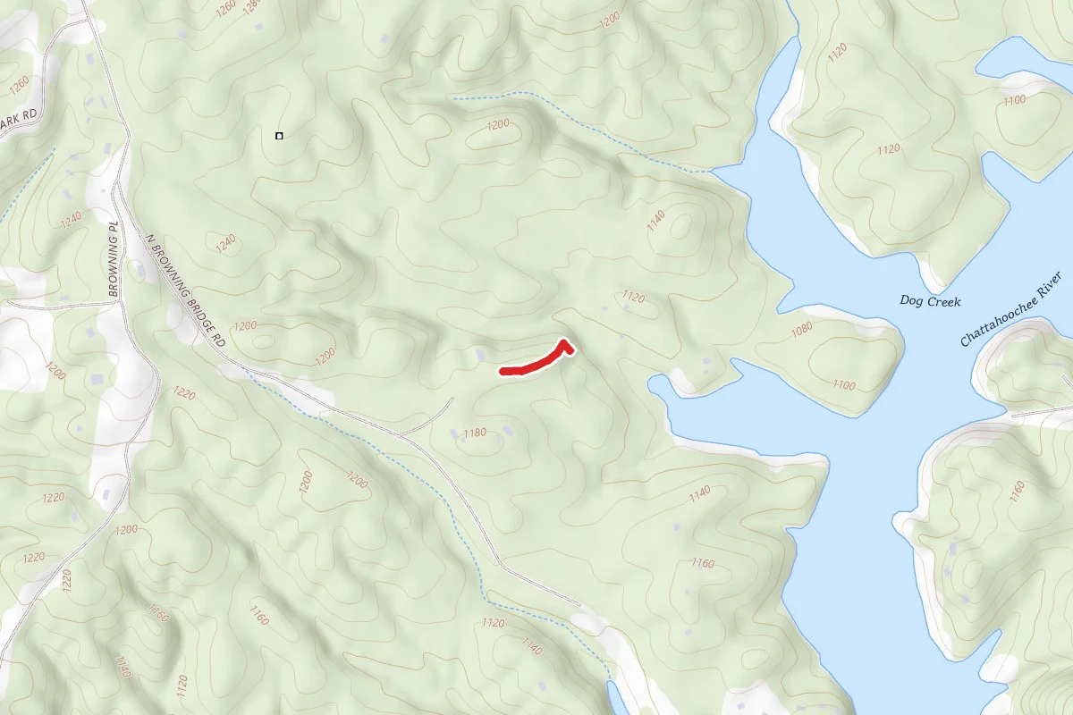 Overlook Trail to Terrapin Cove Trail