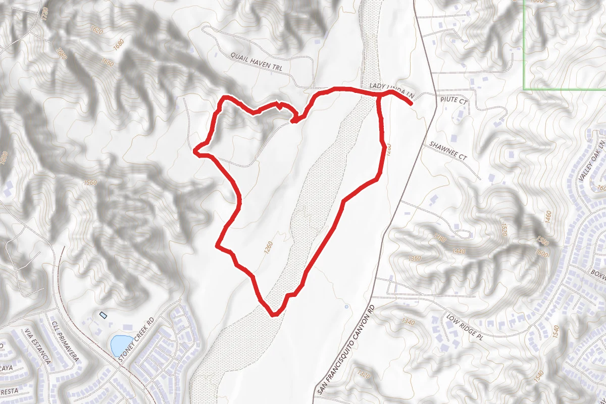 San Francisquito Open Space Trails Loop