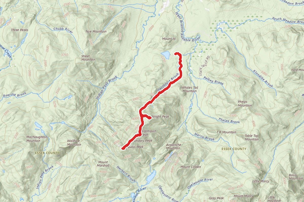 Iroquois Peak via Algonquin and Iroquois Trail