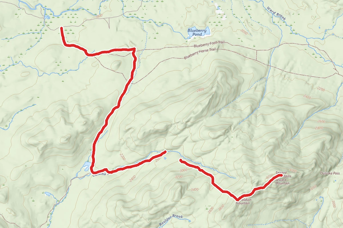 Donaldson and Seward Mountain Trail
