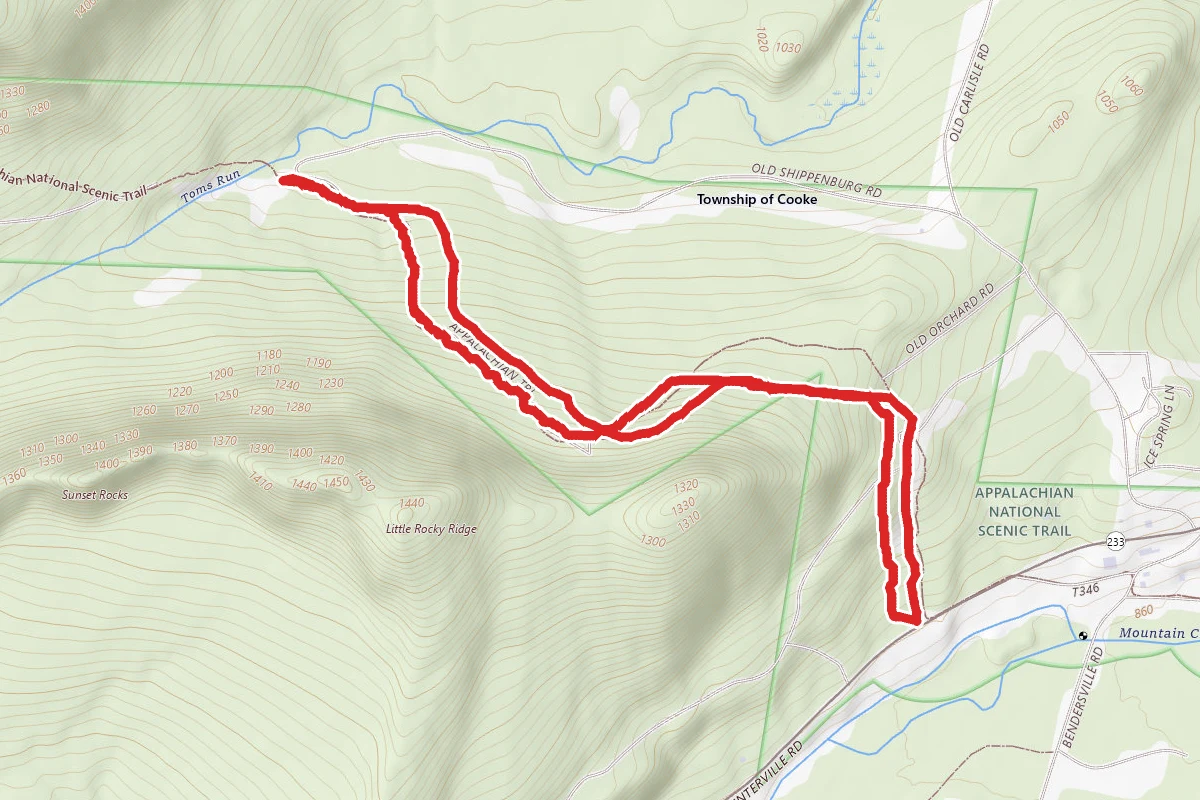 Pine Grove Furnace to Toms Run