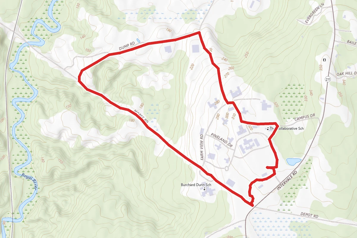 Pineland Farms Ski Trails