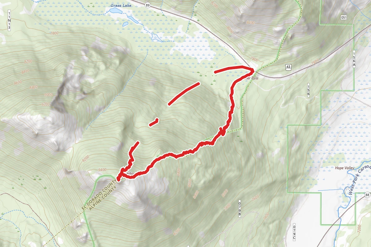 Waterhouse Peak Ski Tour