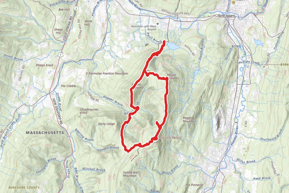 Mount Prospect, Mount Williams, and Mount Greylock Loop via Appalachian Trail