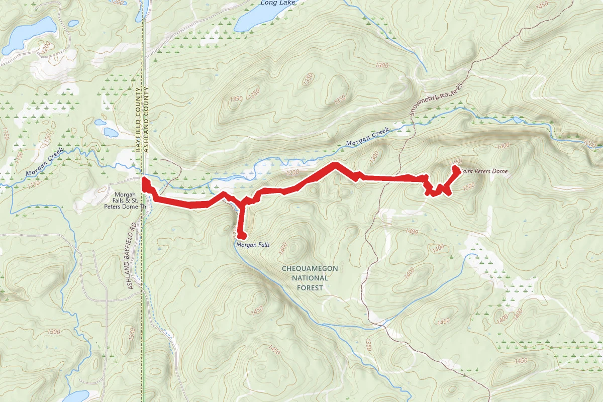 Morgan Falls and St Peter's Dome Trail