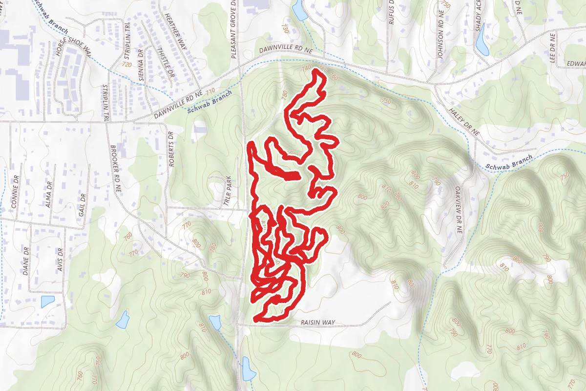 Bear and Grizzly Mountain Bike Trail