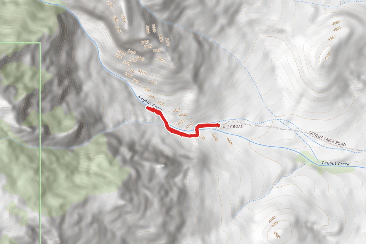 Upper Layout Creek Trail