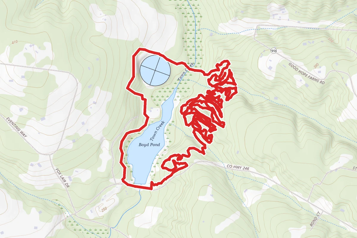 Boyd Pond Mountaing Biking Trails