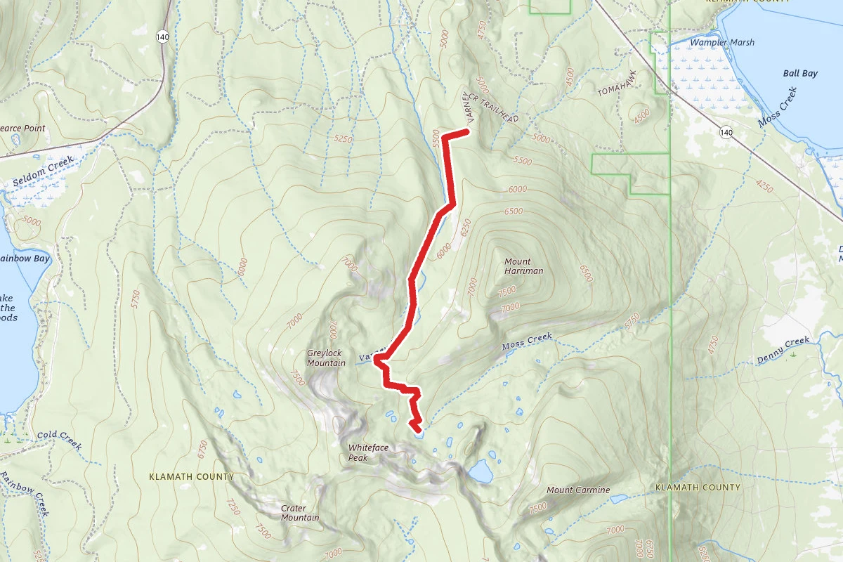 Varney Creek Trail to Lake Como