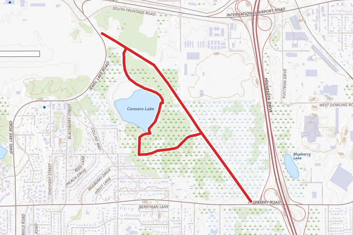 Conner's Lake Dog Park Trail