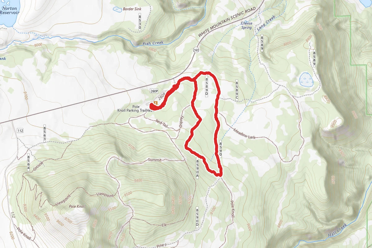 Pole Knoll and Raven Loop