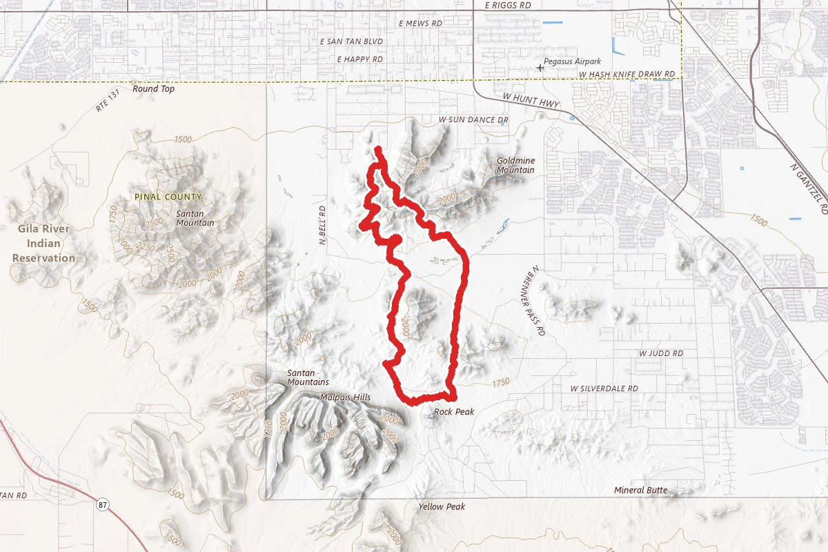 Dynamite and San Tan Trail Loop