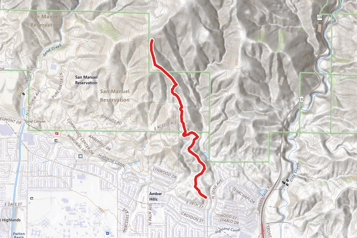 McKinley Firebreak Trail