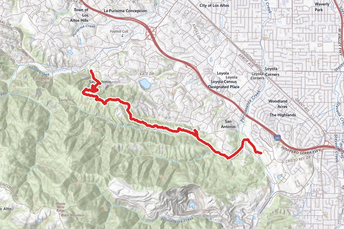 Rhus Ridge and Chamise Trail