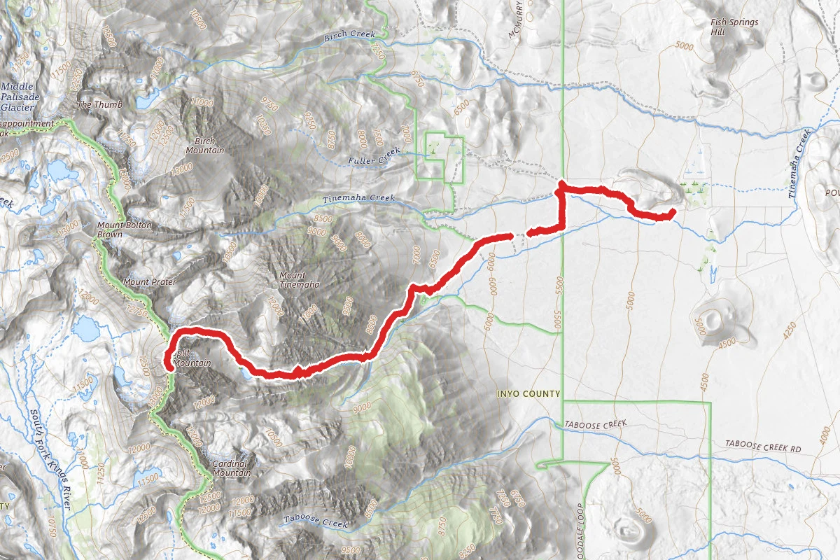 Split Mountain via Red Lake Trail