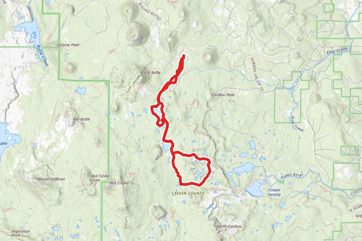 Caribou Wilderness Area Trails