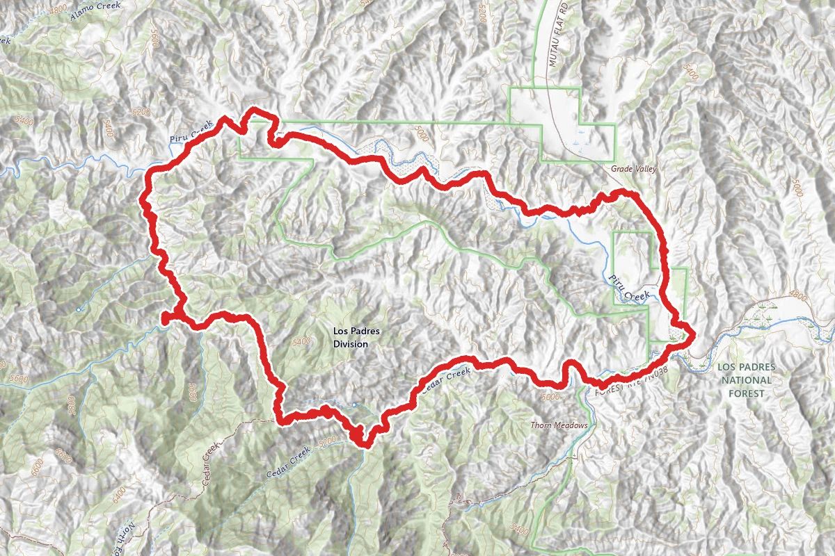 Cedar Creek-Fishbowl Loop Trail