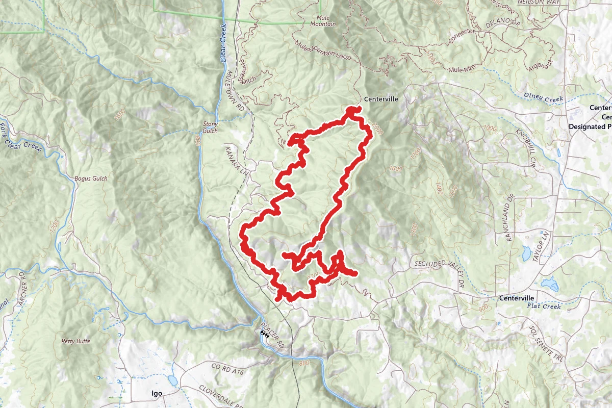 Mule Ridge to Princess Ditch Loop