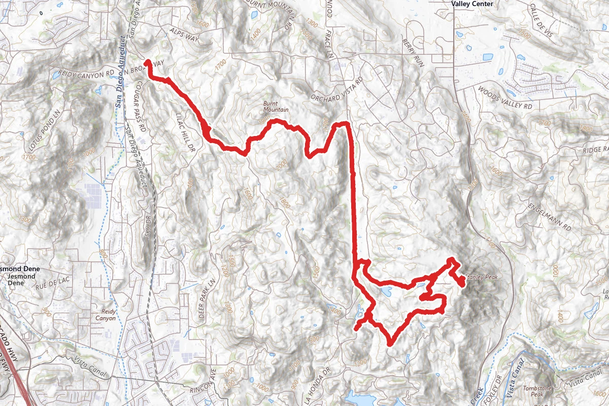Cougar Ridge to Jack Creek Meadow to East Ridge Loop