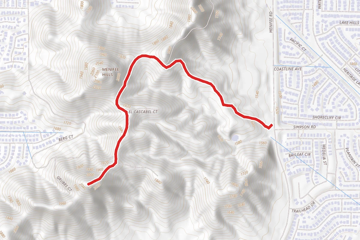 Menifee Cross Alternate Route