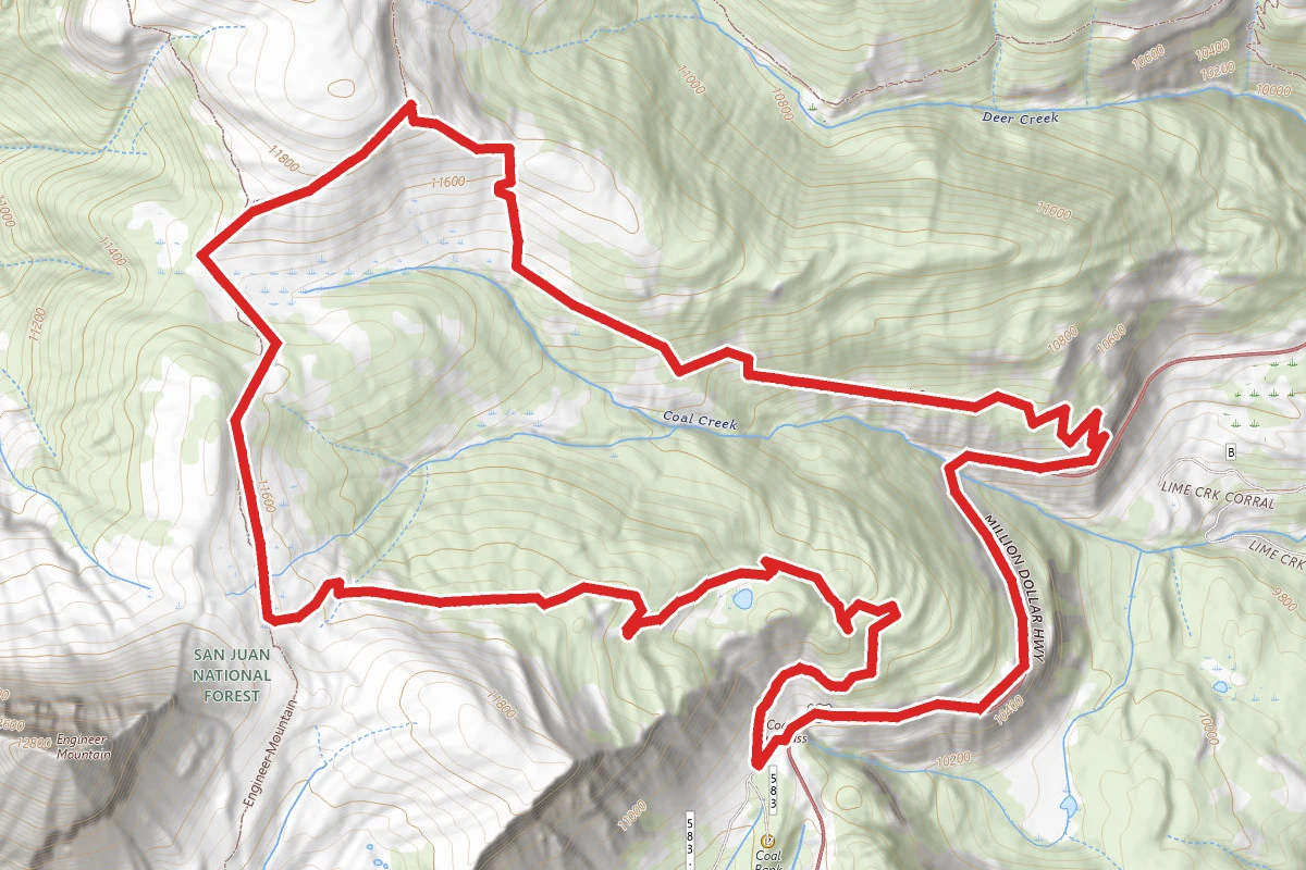 Pass Creek and Coal Creek Loop Trail