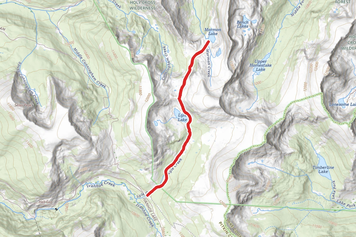 Lyle Lake and Mormon Lake Trail