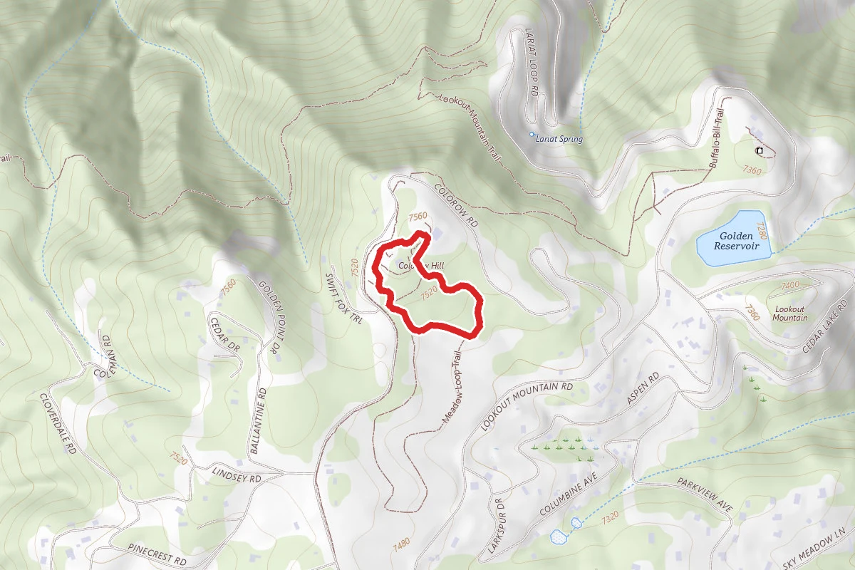 Colorow Mountain Forest Loop Trail