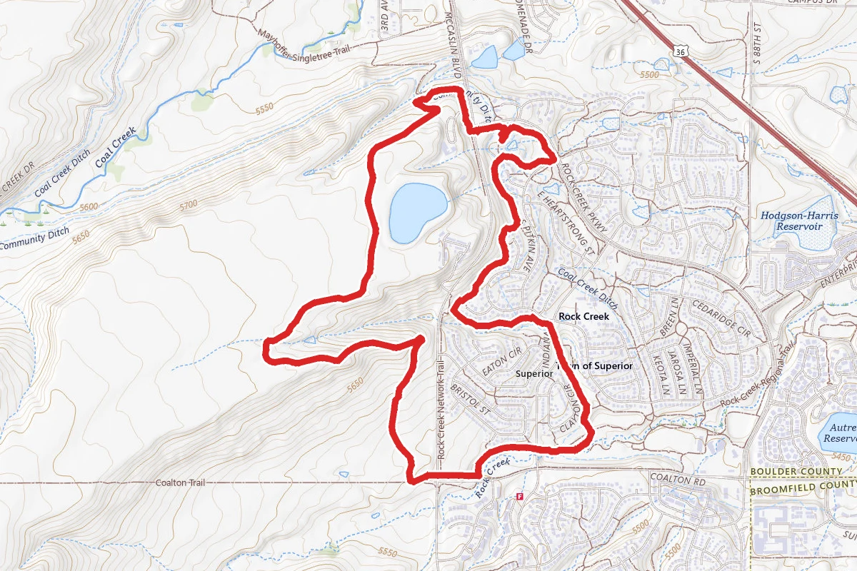 Meadowlark and McCaslin Loop
