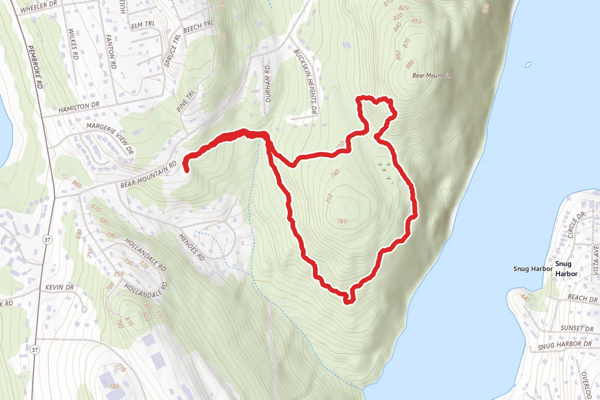 Bear Mountain Reservation Short Loop