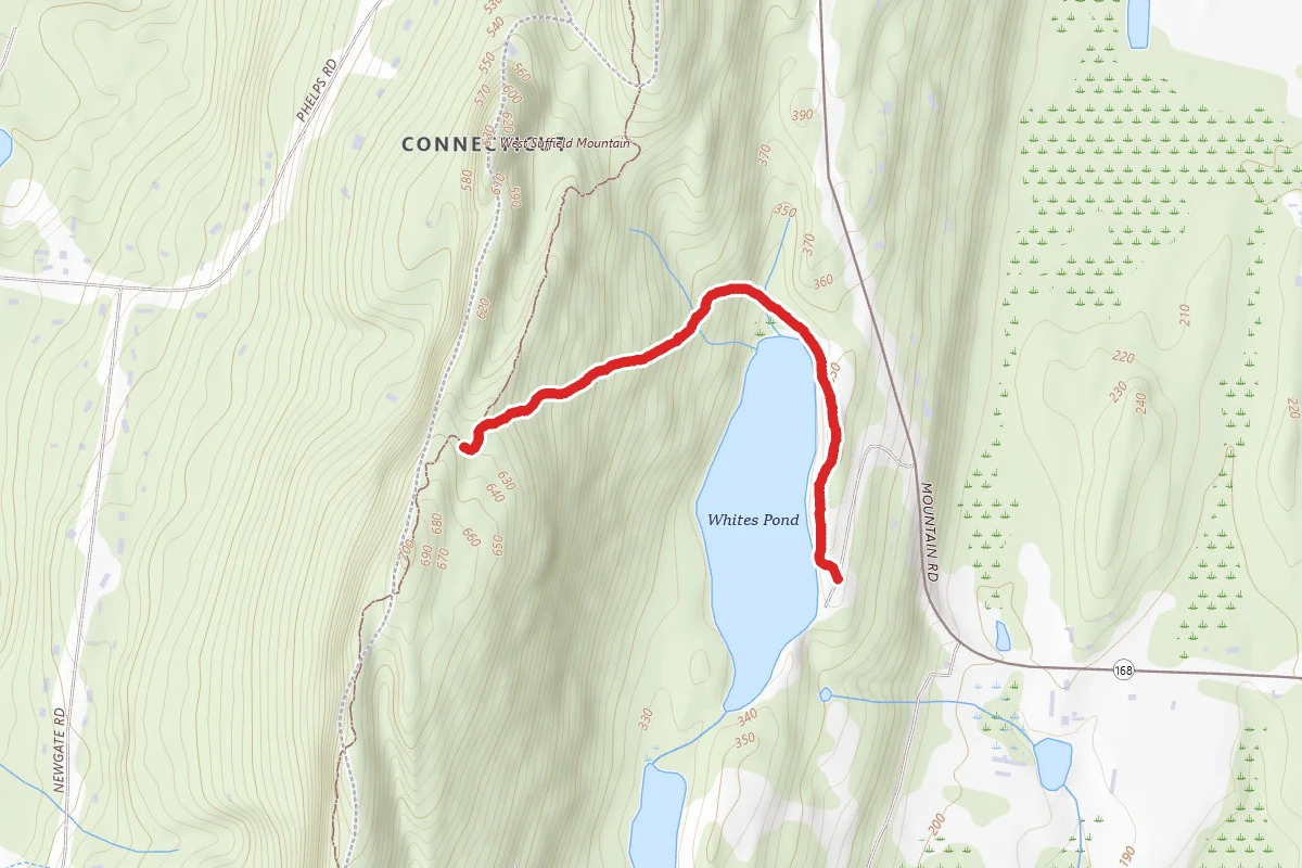 Eagle Cliff and Deer Run to Metacomet Trail