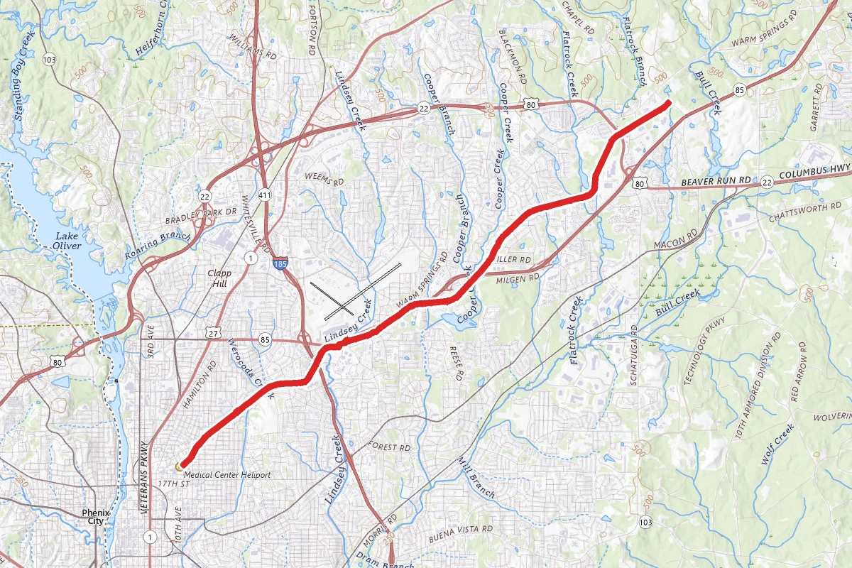 Fall Line Trace