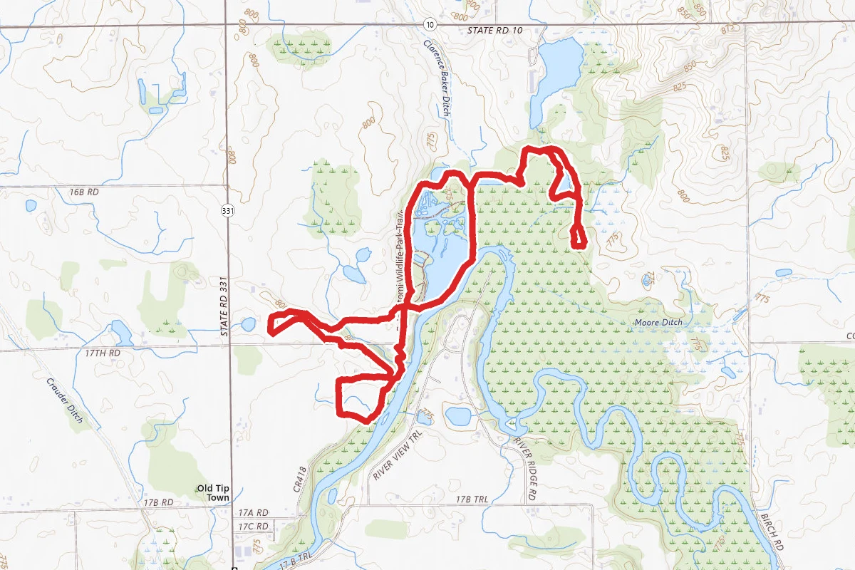 Potawatomi Wildlife Park Trails Loop