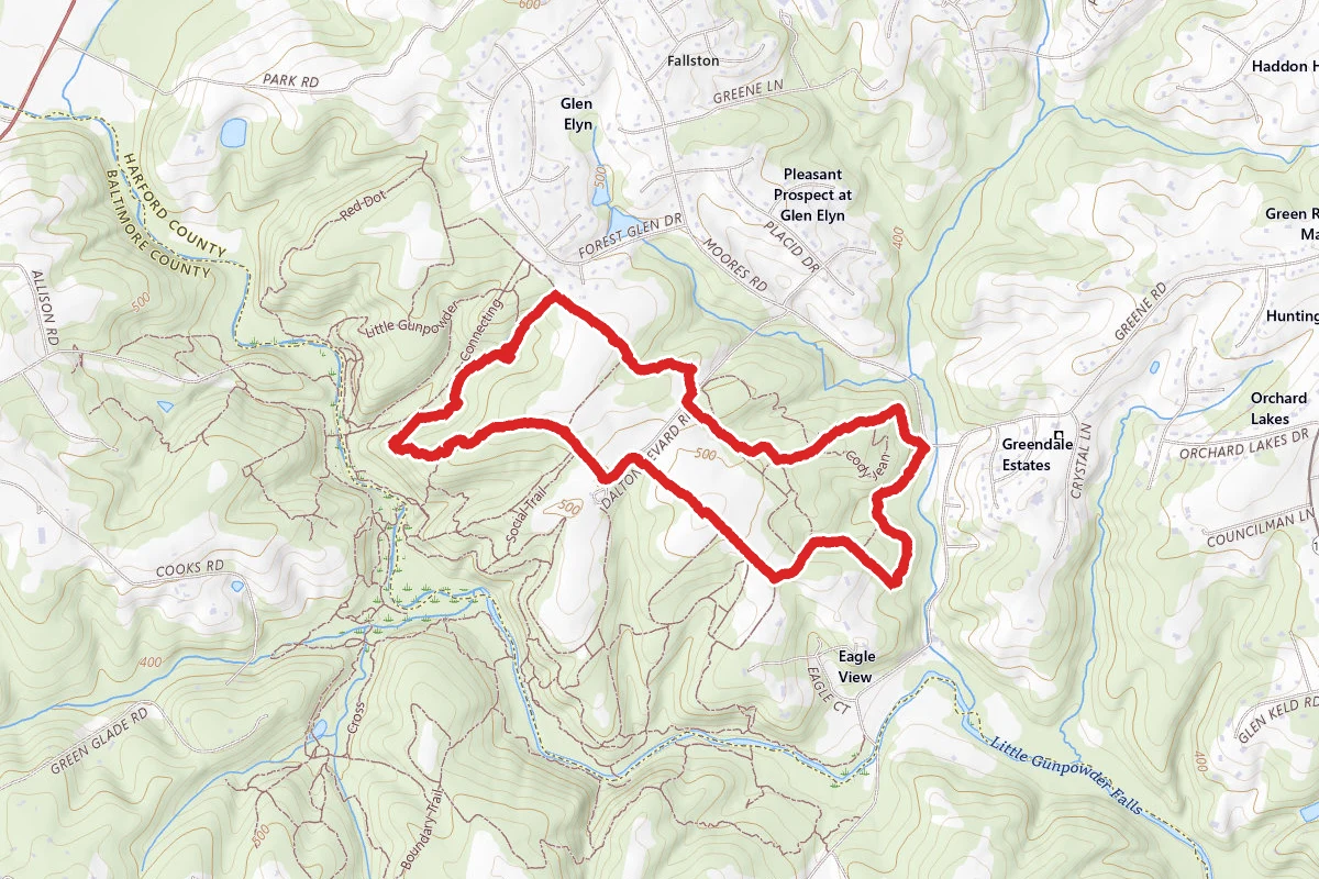 Boundary, Barley Pond, Yellow and Pine Trail Loop