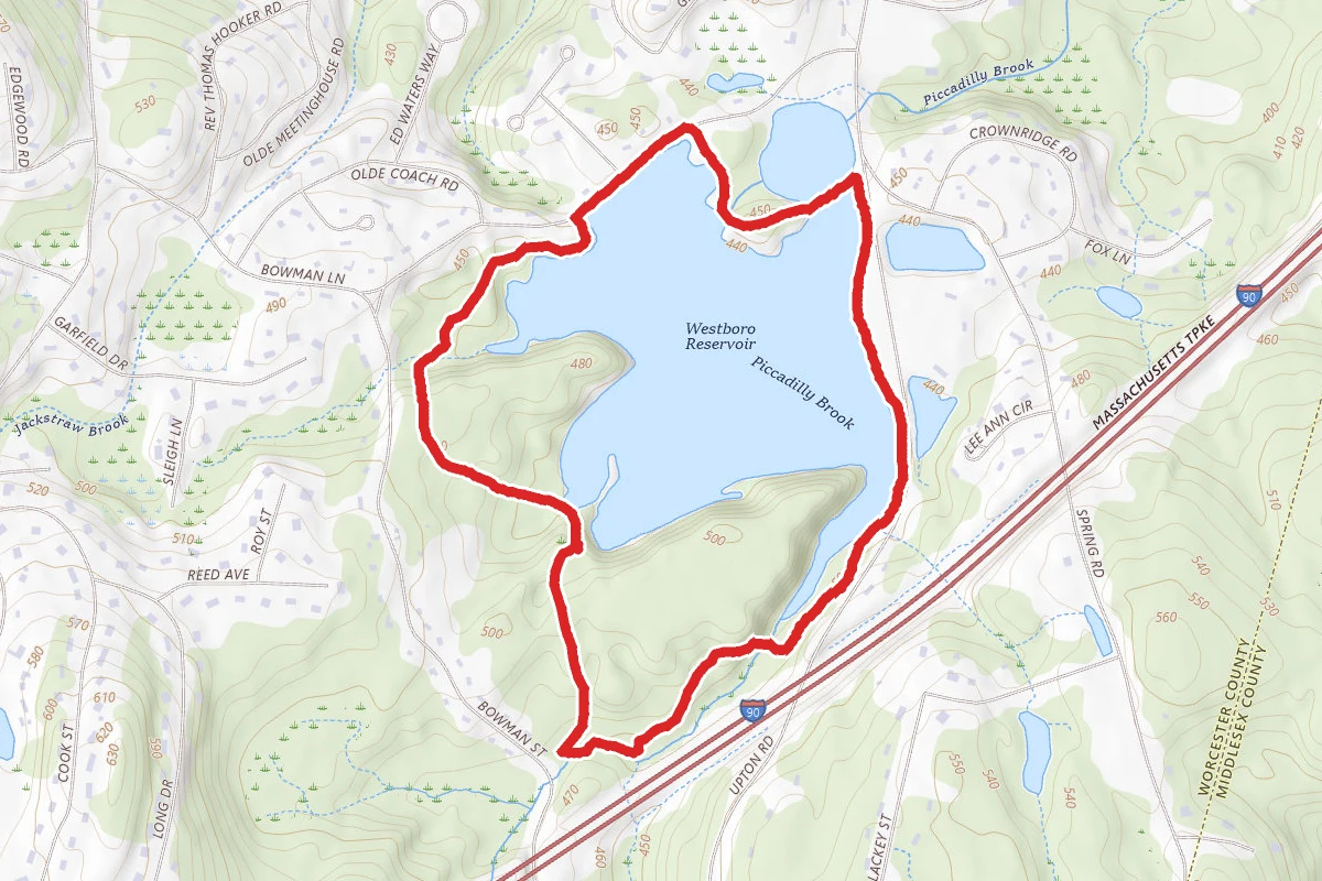 Westborough Reservoir Loop