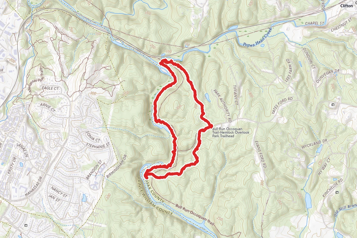 Union Mill and Bull Run Occoquan Trail Loop