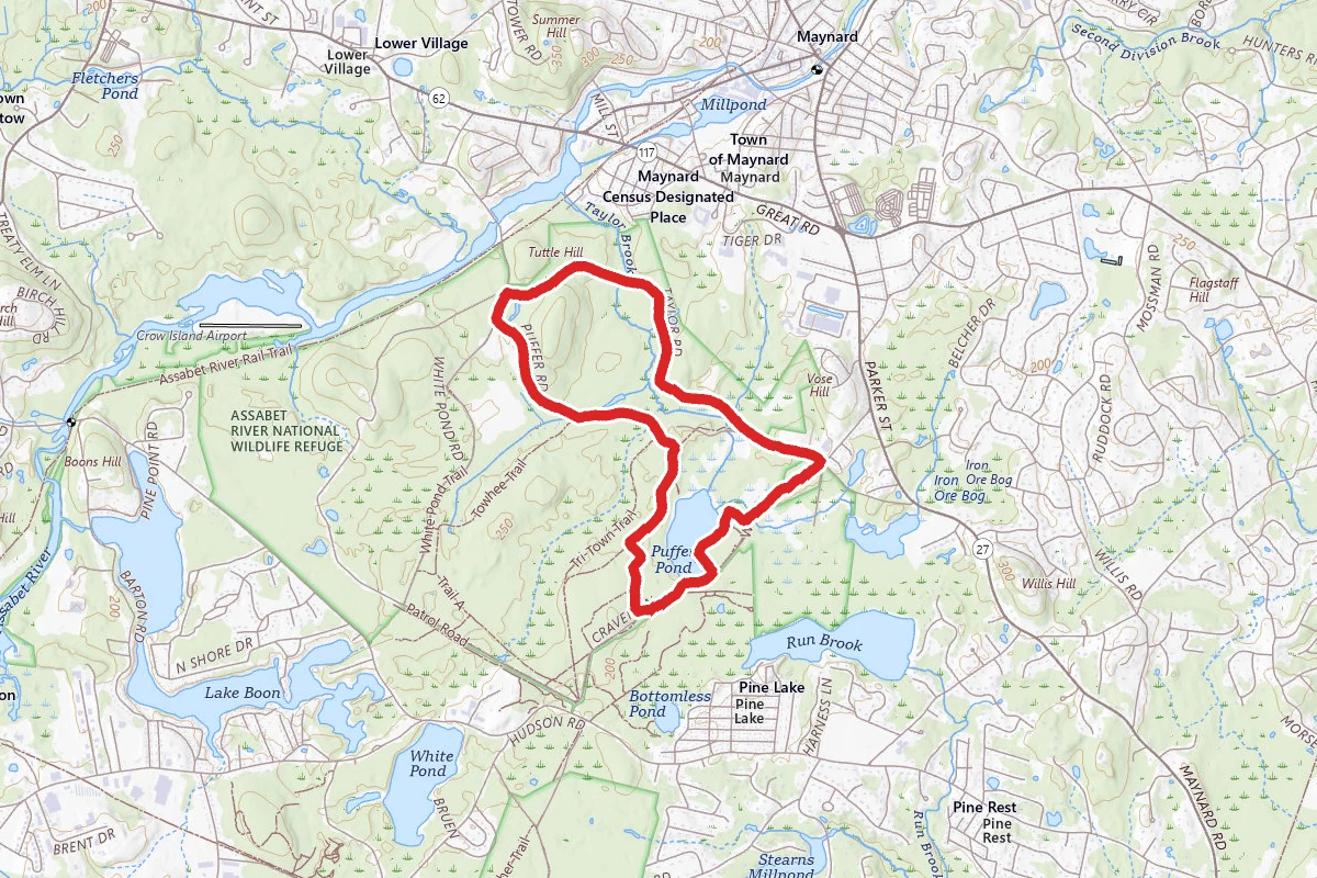 Winterberry Way, Taylor Way and Harry's Way Loop
