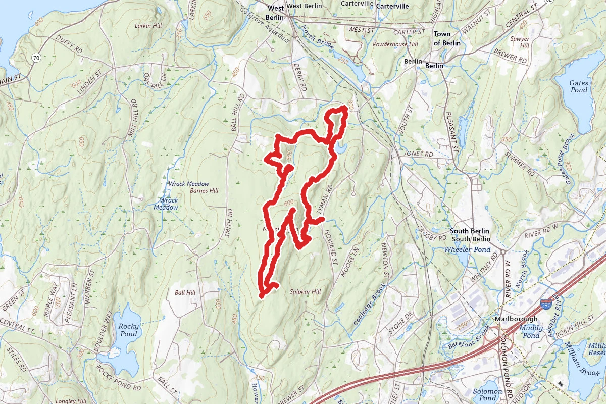 Tyler, Berlin RoadTrail, North Gorge and South Overlook Loop