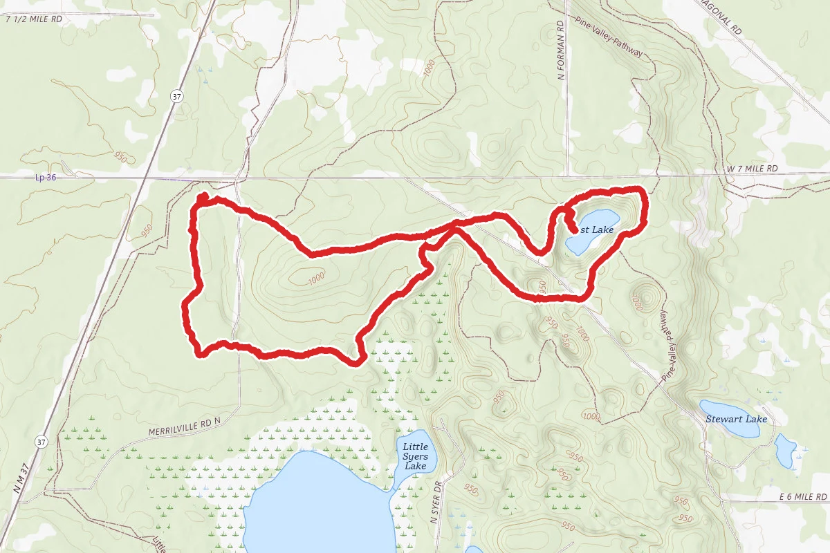 Pine Valleys Pathway Middle Loop