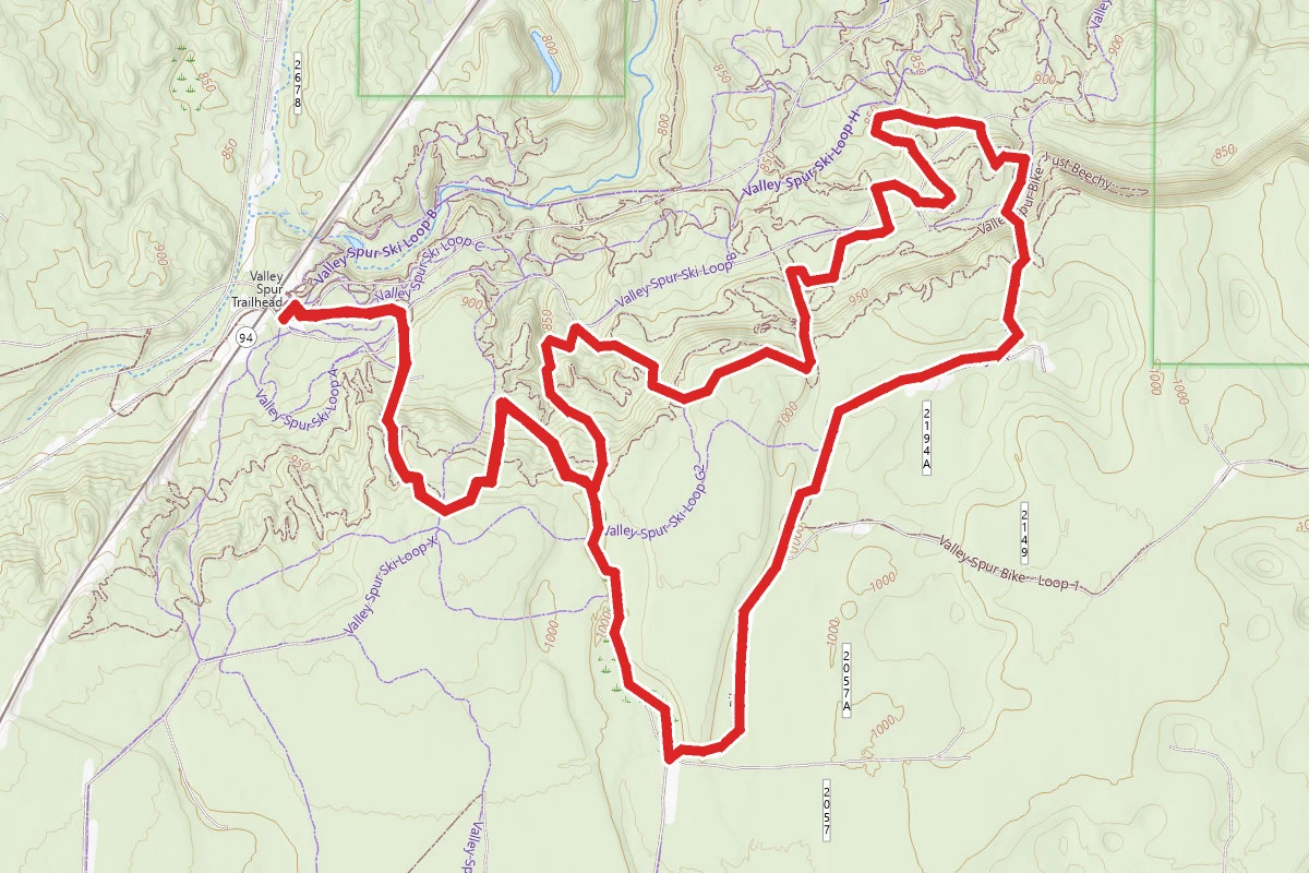 Valley Spur Ski Trail