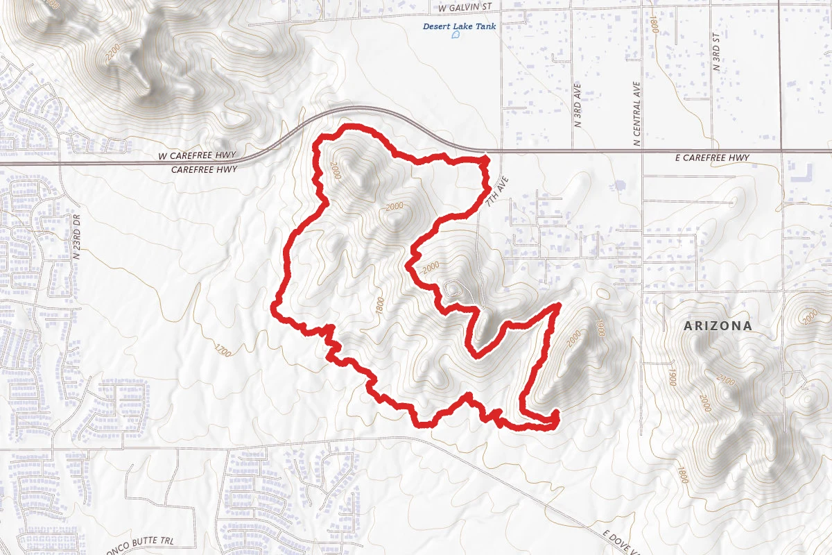 Sidewinder and Ocotillo Trail Loop