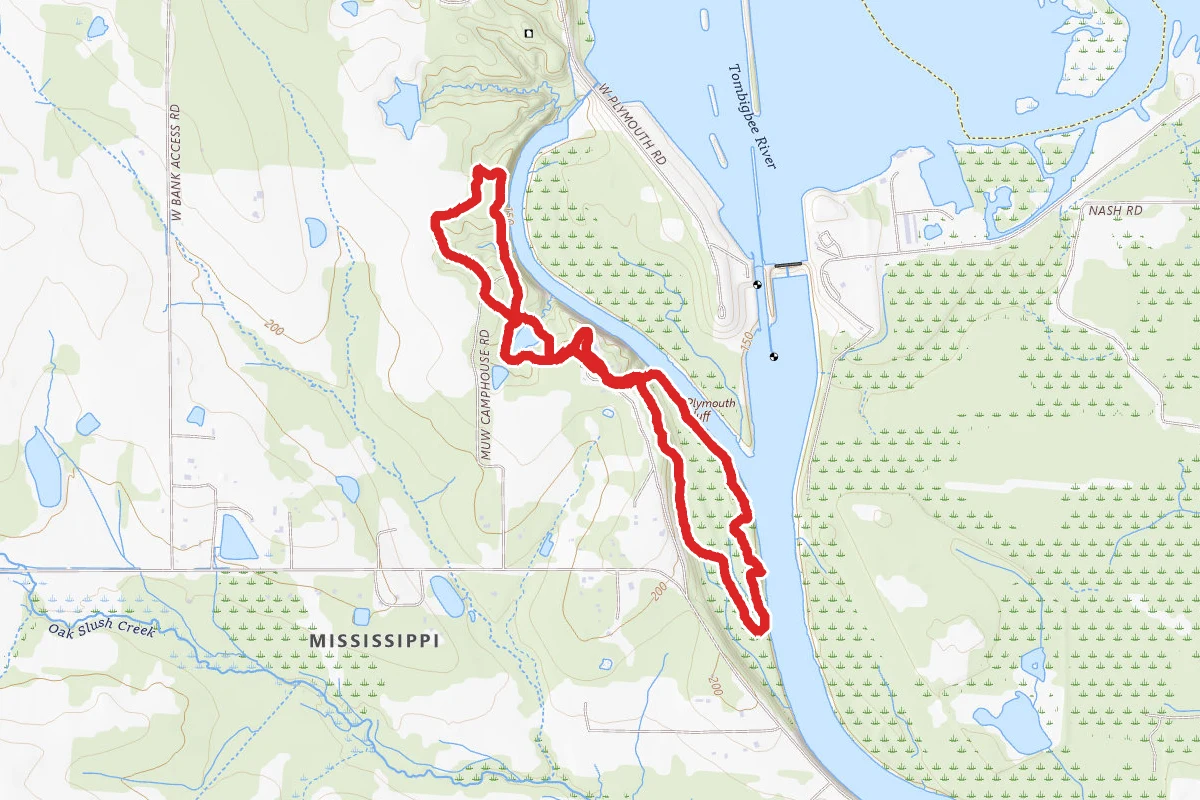 Plymouth Bluff Nature Trails and River Trail Loop