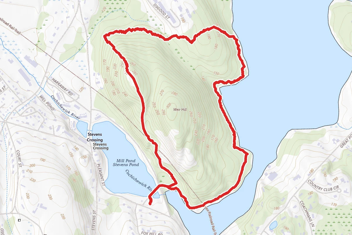 Weir Hill Reservation Trail