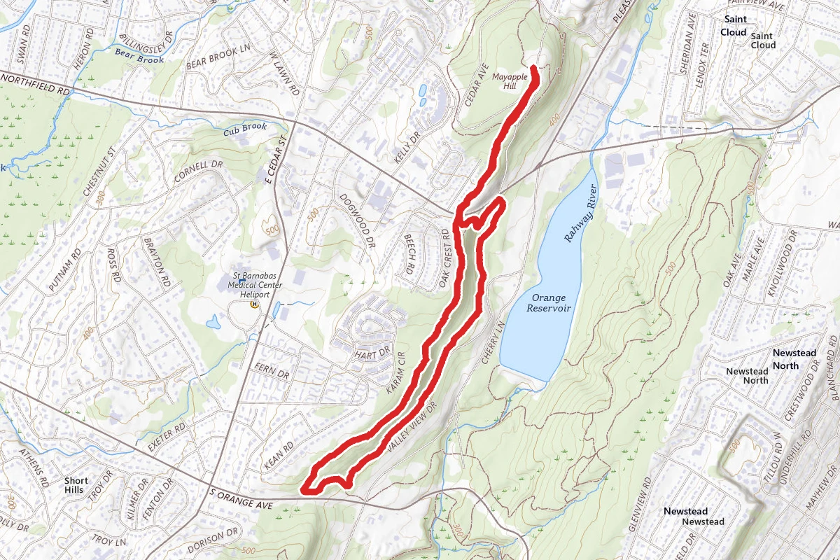 Lenape Trail and Oakdale Trail Loop