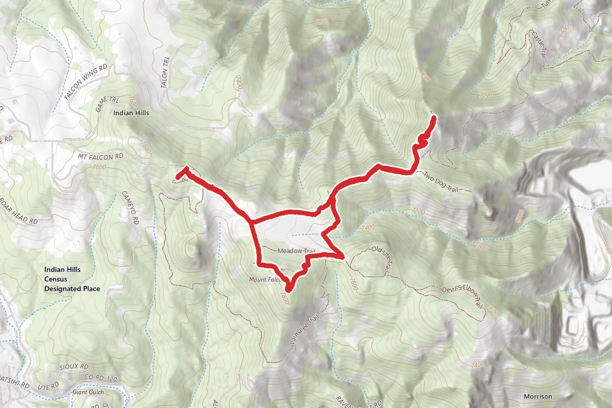 Mount Falcon Park Upper Loop