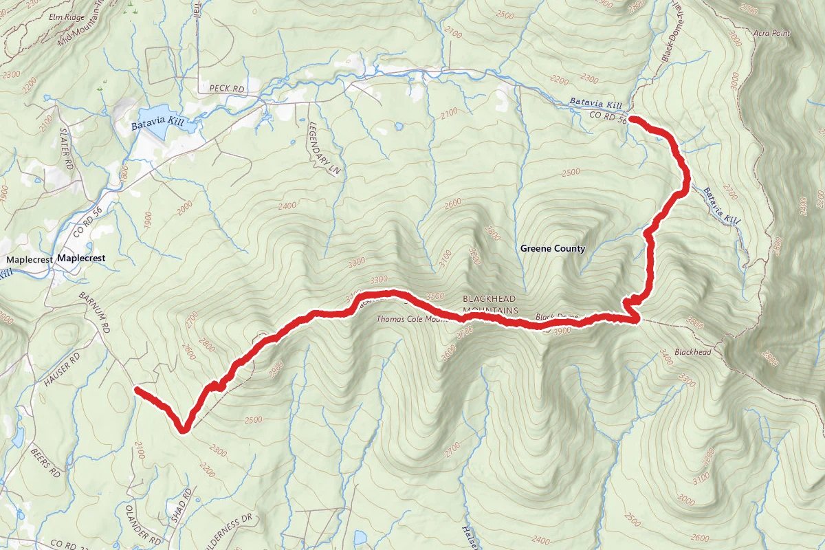 Black Dome Range Trail