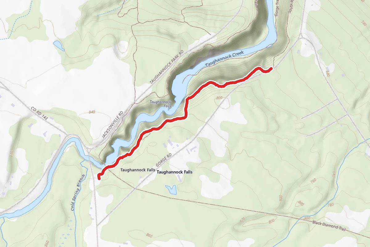 South Rim Trail (Jacksonville Road to Gorge Road)
