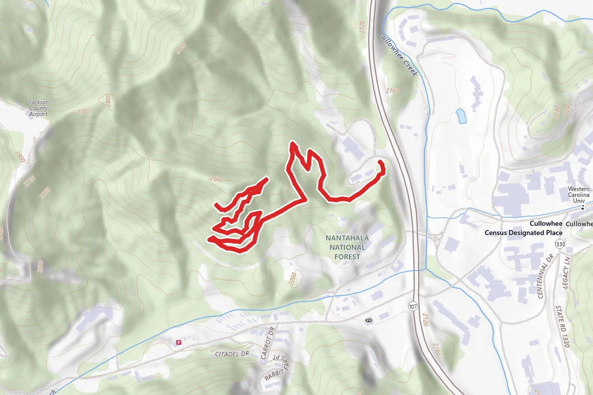 Cullowhee Connector (Yellow Blazes)