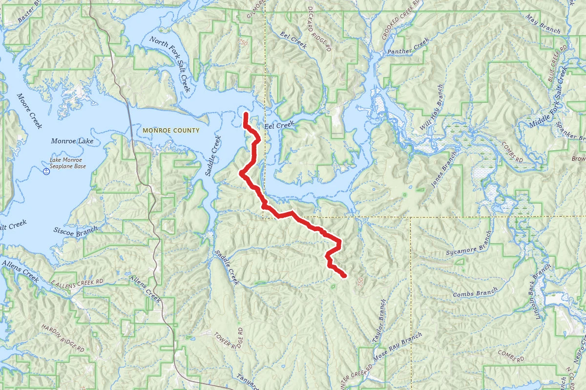Lake Monroe Peninsula Trail