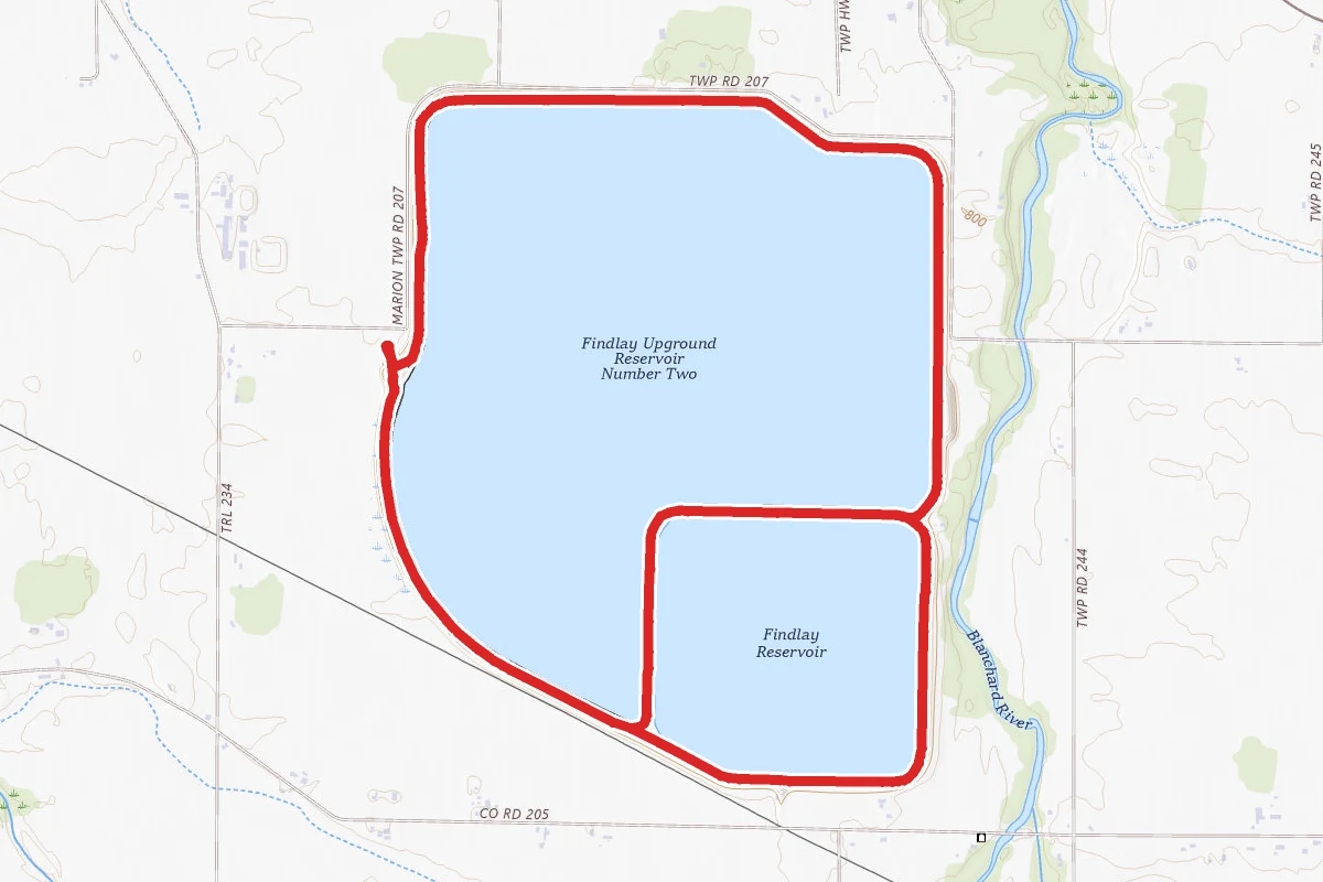 Findlay Reservoir #1 and #2